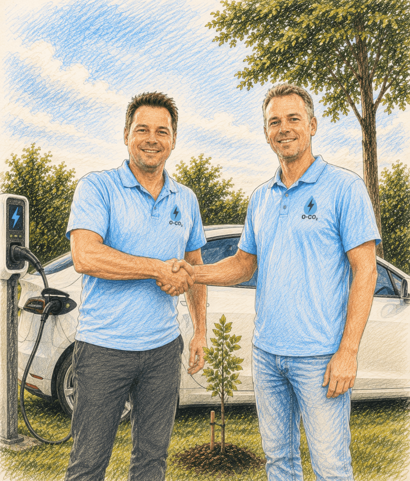 Hugo en Niels, de oprichters van 0-CO₂